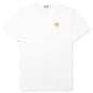 Gold Heart T-Shirt - White