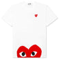 Half Heart T-Shirt - White
