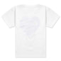 Kid's Heart T-Shirt - White/Red