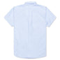 Kid's S/S Striped Shirt - Light Blue/White