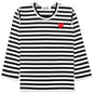 Kid's Striped L/S T-Shirt - Black/White