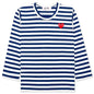 Kid's Striped L/S T-Shirt - Blue/White