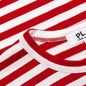 Kid's Striped L/S T-Shirt - Red/White