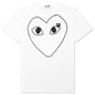 Outline Heart T-Shirt - White