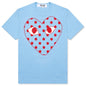 Pastelle Women's Polka Dot Logo T-Shirt - Blue