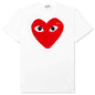 Red Emblem Heart T-Shirt - White/Red