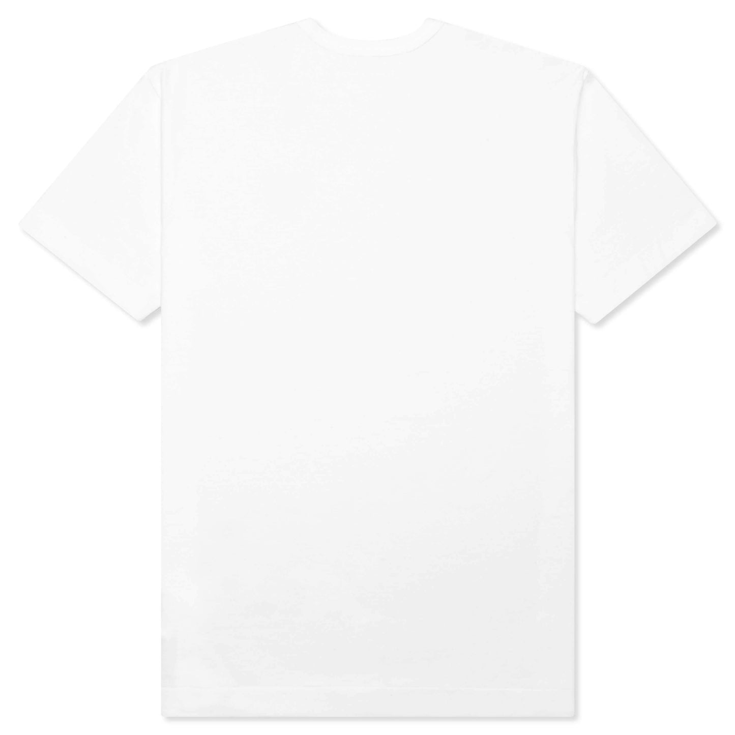Women's Red Emblem Long Heart T-Shirt - White