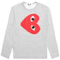 Women's Sideways Logo L/S Tee - Grey