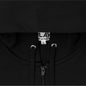 Women's Big Black Heart Hooded Sweatshirt - Black