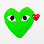 Women's Colored Heart Tee - Green