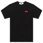 Women's Double Hearts T-Shirt - Black