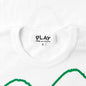 Women's Green Emblem Outline T-Shirt - White