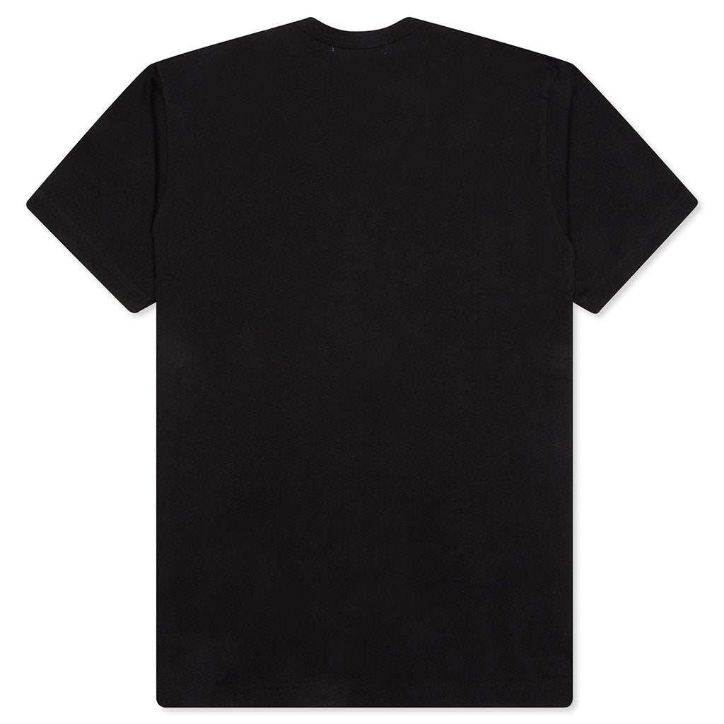 Comme Des Garcons SHIRT Front Logo S/S Tee - Black