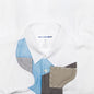 Comme Des Garcons SHIRT Mens Woven - White/Dark Grey