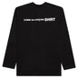 Comme Des Garcons SHIRT Rear Logo L/S Tee - Black