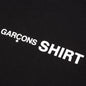 Comme Des Garcons SHIRT Rear Logo L/S Tee - Black