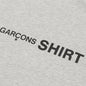 Comme Des Garcons SHIRT Rear Logo L/S Tee - Grey