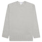 Comme Des Garcons SHIRT Rear Logo L/S Tee - Grey