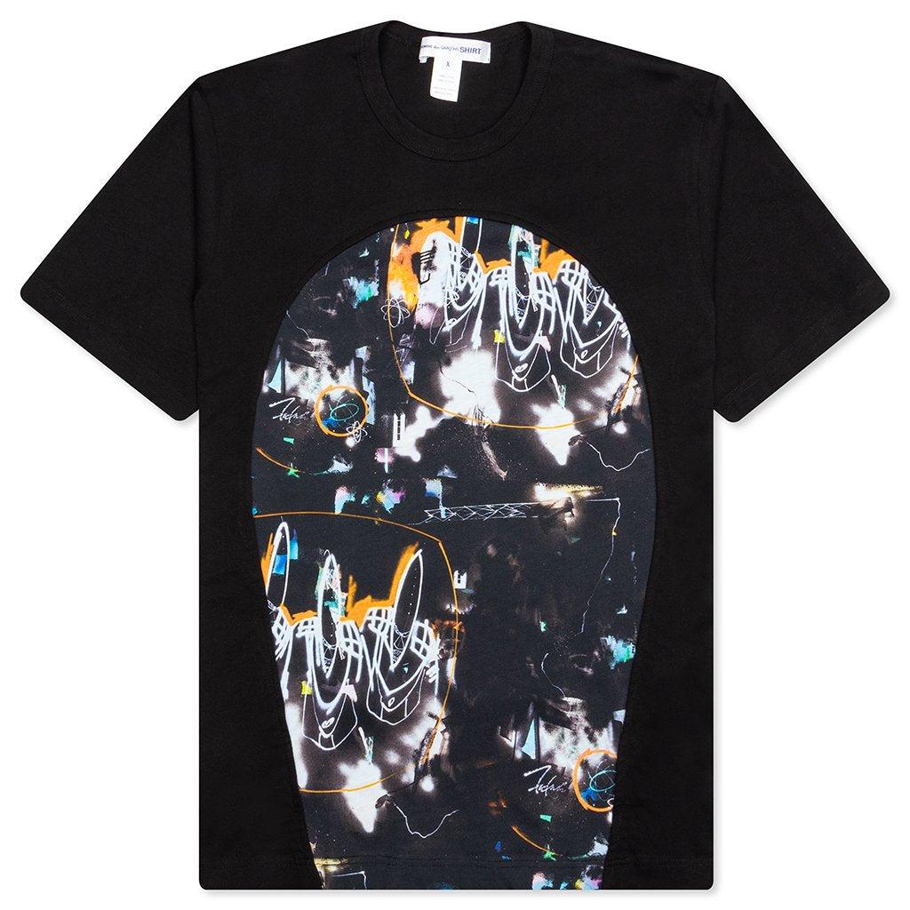 Comme Des Garcons SHIRT x Futura Print A Tee - Black