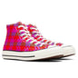 Chuck 70 Hi - Cherry Red/Pink Pop/Egret Hearts