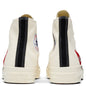 Converse x Comme Des Garcons PLAY All Star Chuck '70 Hi - White