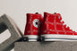 Converse x JW Anderson All Star Chuck 70 Grid Hi - Flame Scarlet/White