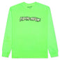 Actual Visual Guidance L/S Tee - Pigment Dyed Neon Green