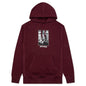 Nail Hoodie - Maroon