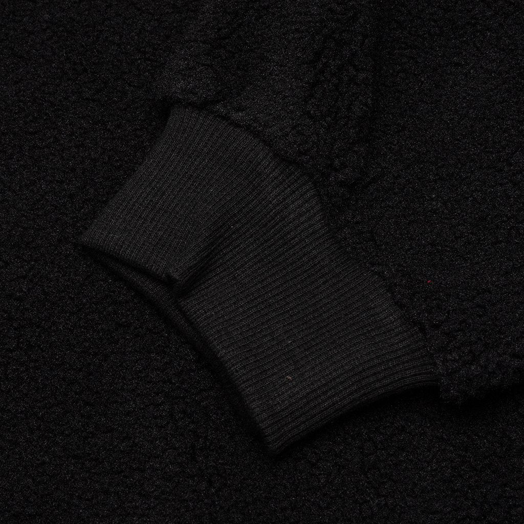Pile Polar Fleece Crewneck - Black