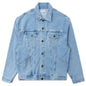 Guess Oversize Mountain Denim Jacket - Rivera Light Indigo