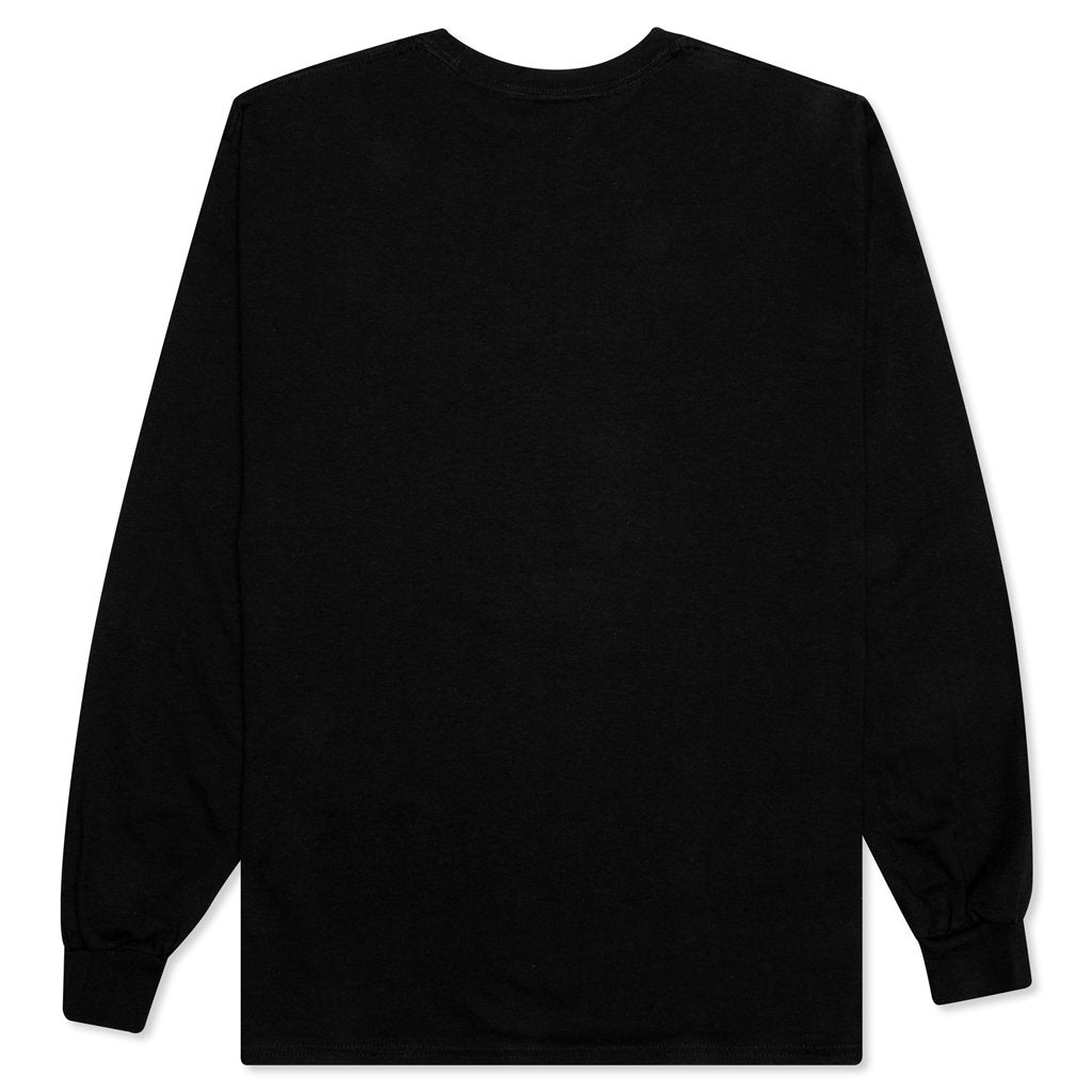 Nik Stain L/S Tee - Black