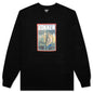 Nik Stain L/S Tee - Black