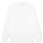 Nik Stain L/S Tee - White