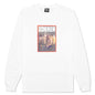 Nik Stain L/S Tee - White