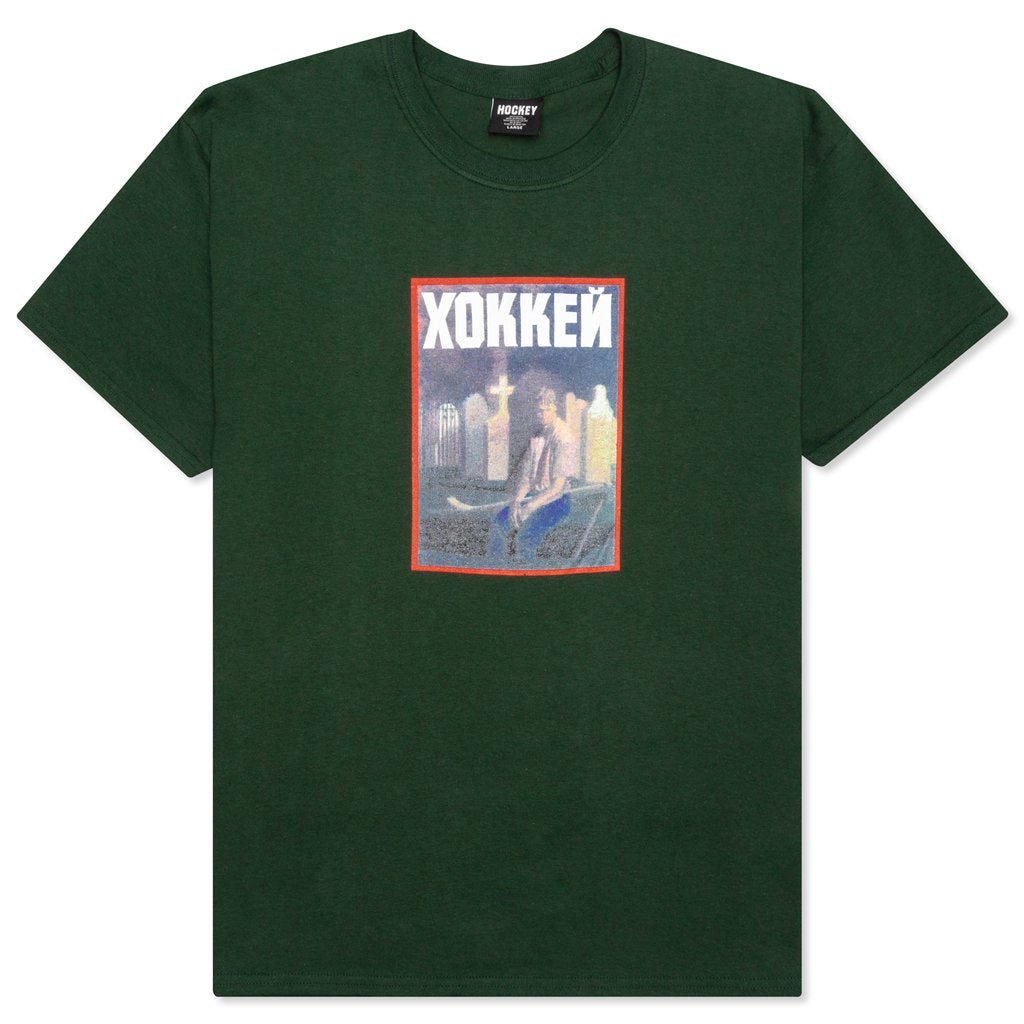 Nik Stain Tee - Forest Green