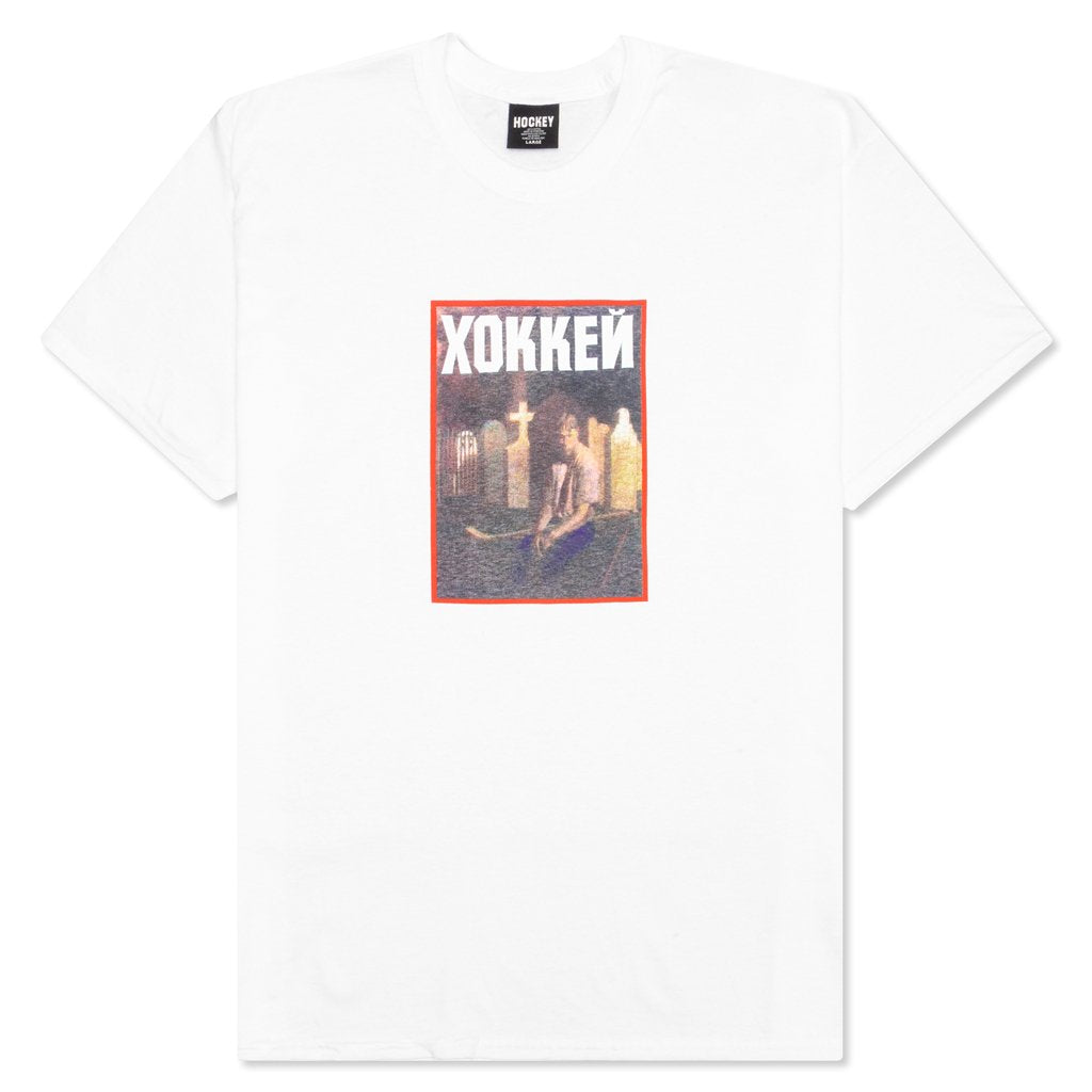 Nik Stain Tee - White