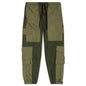 Paneled Nylon Cargo Pants - Olive