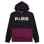 Jordan x Paris Saint-Germain Fleece Hoodie - Black/Bordeaux