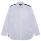 Pinstriped Shirt - Blue