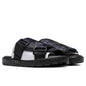 222 Banda Mitel 1 Sandals - Black/Grey