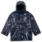Glossy Velcro Coat - Medium Grey