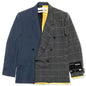 Reconstructed Slim D.B Jacket - Multicolor