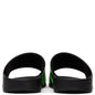 Spray Stripes Slider - Black/Green