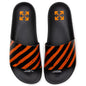 Spray Stripes Slider - Black/Orange