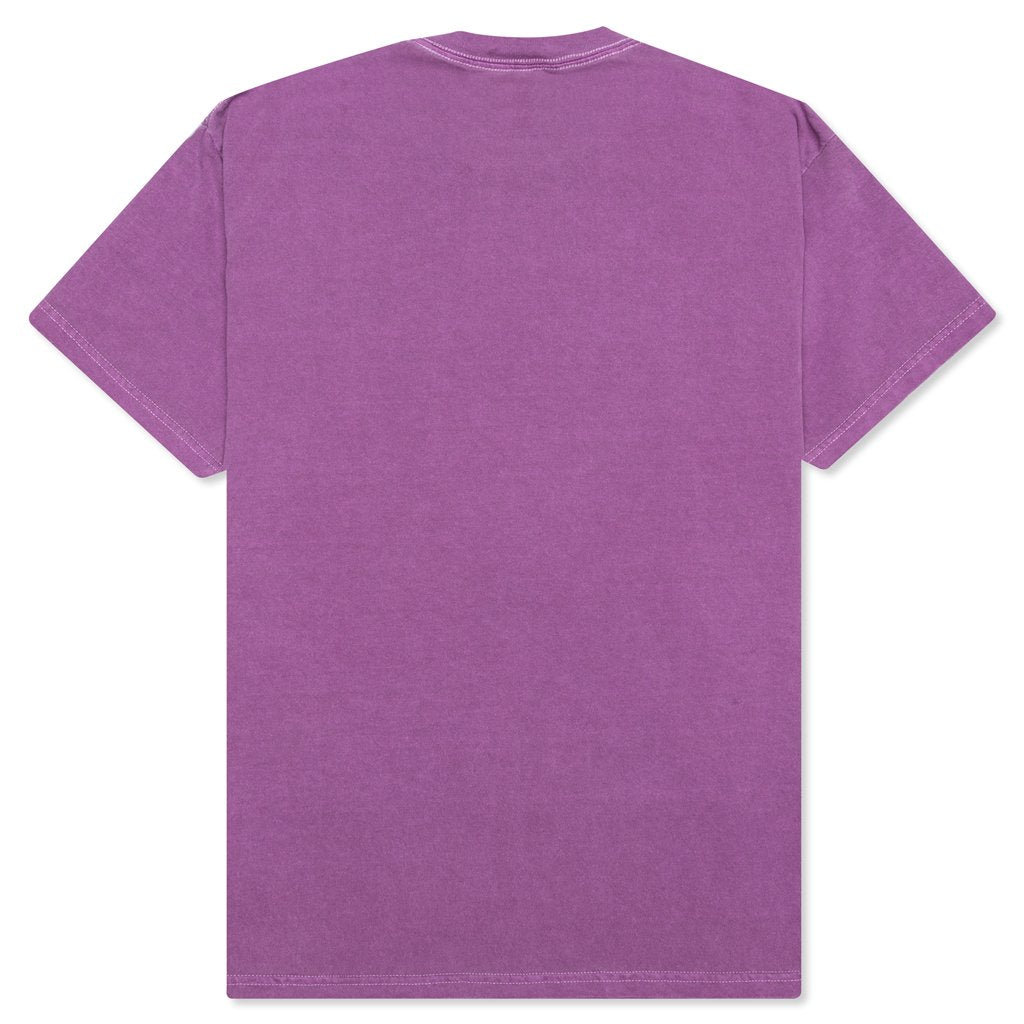 Vile Pigment Dye T-Shirt - Wine