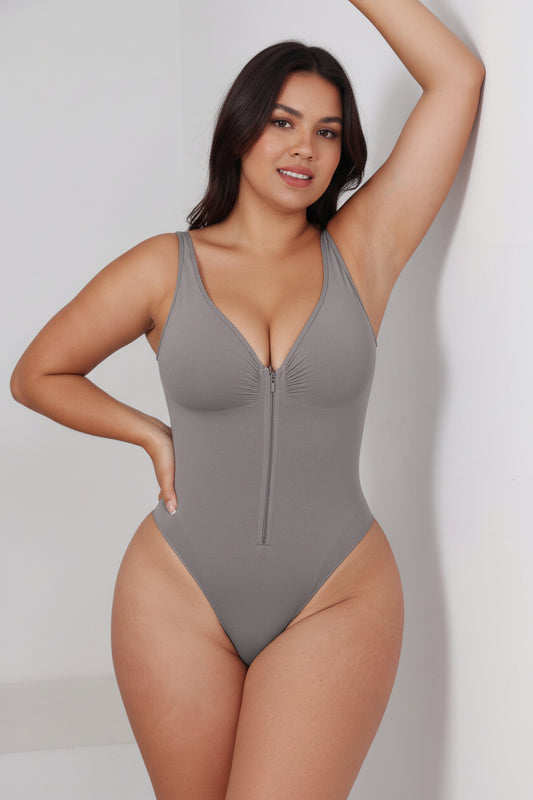 post surgical shapewear bodysuit front view