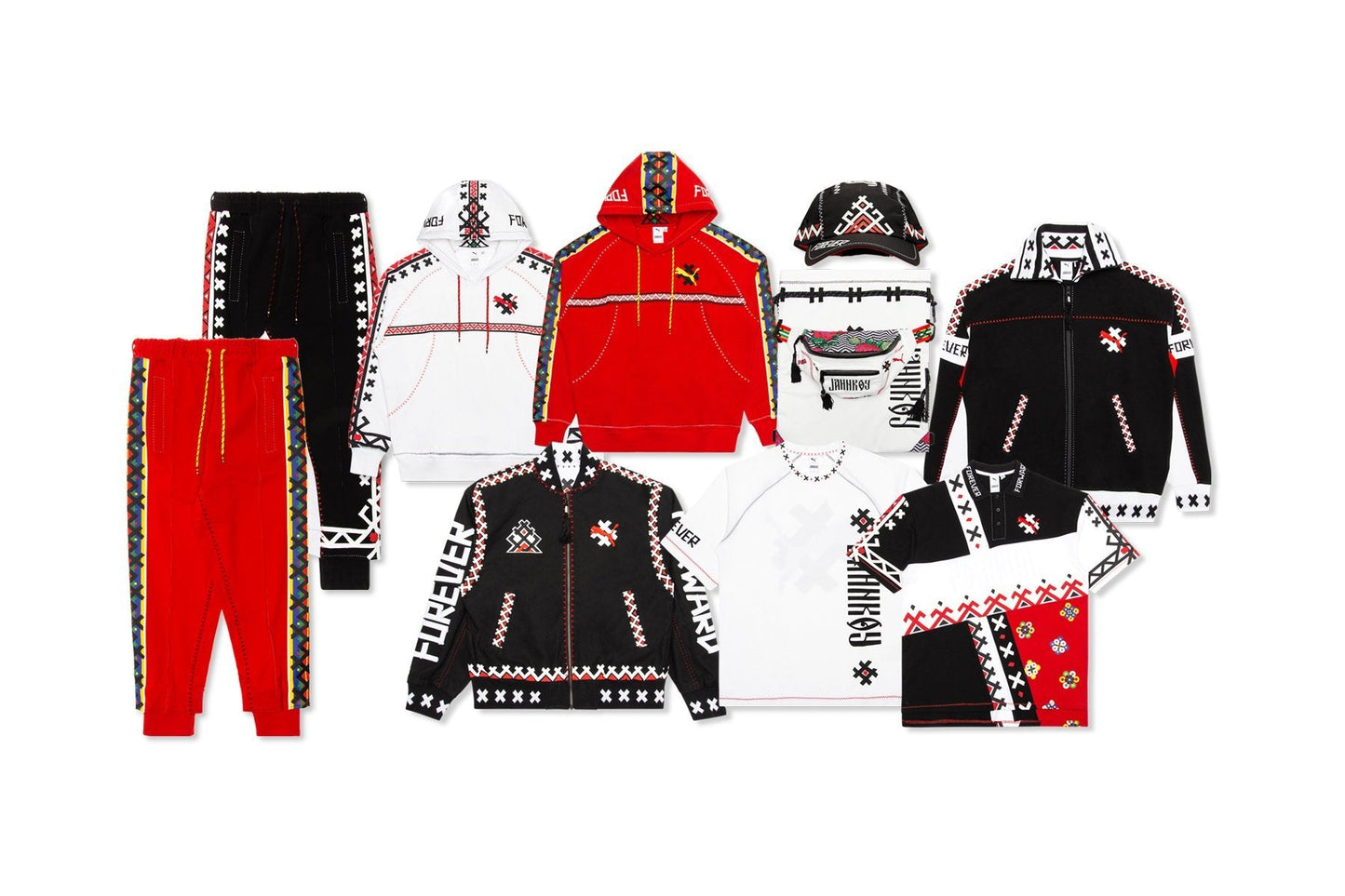 Puma x Jahnkoy Hoodie - High Risk Red