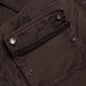 Herringbone Cotton Cargo Pants - Brown