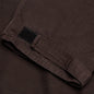 Herringbone Cotton Cargo Pants - Brown