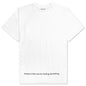S Embroidery T-Shirt - White